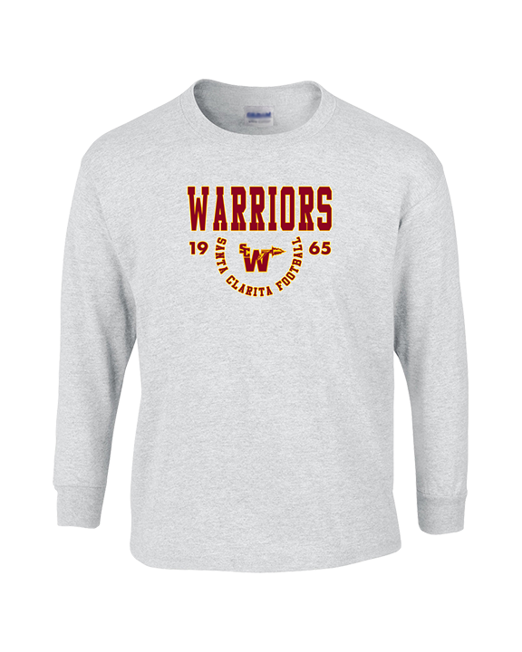 Santa Clarita Warriors Football Swoop SCW - Cotton Longsleeve