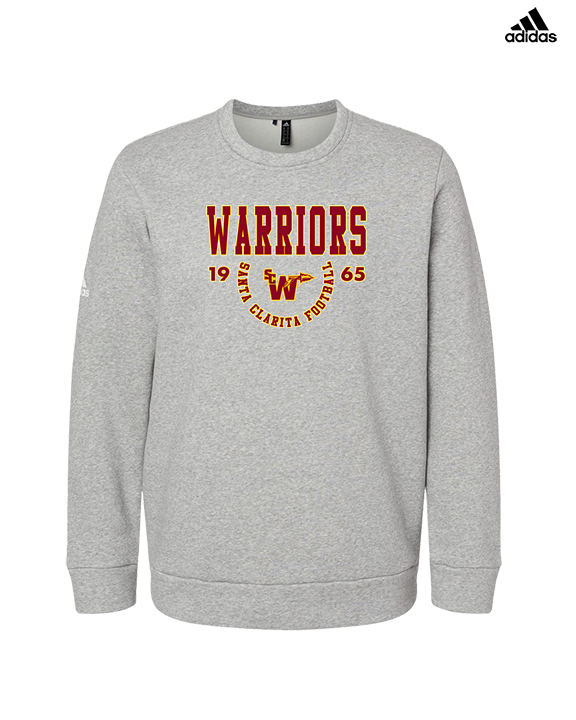 Santa Clarita Warriors Football Swoop SCW - Mens Adidas Crewneck