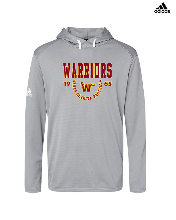 Santa Clarita Warriors Football Swoop SCW - Mens Adidas Hoodie