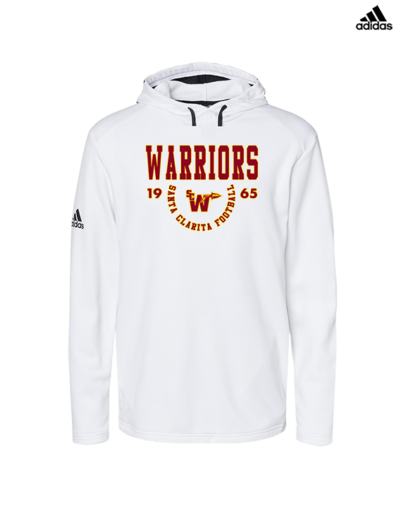 Santa Clarita Warriors Football Swoop SCW - Mens Adidas Hoodie