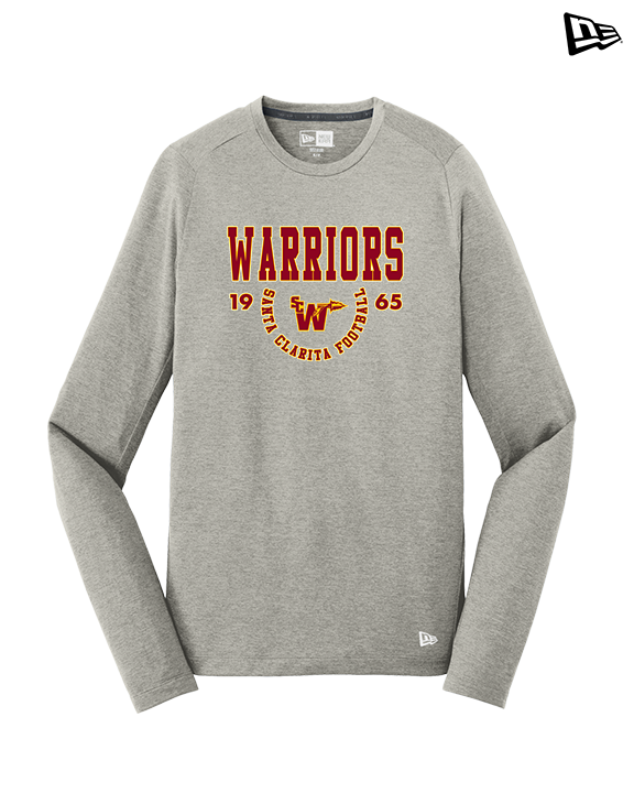 Santa Clarita Warriors Football Swoop SCW - New Era Performance Long Sleeve