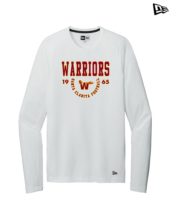 Santa Clarita Warriors Football Swoop SCW - New Era Performance Long Sleeve