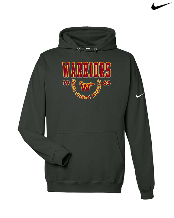 Santa Clarita Warriors Football Swoop SCW - Nike Club Fleece Hoodie