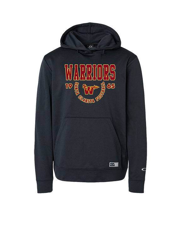 Santa Clarita Warriors Football Swoop SCW - Oakley Performance Hoodie