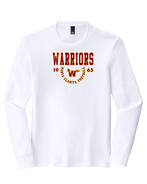 Santa Clarita Warriors Football Swoop SCW - Tri-Blend Long Sleeve