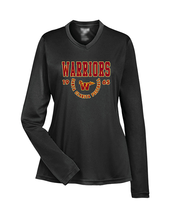 Santa Clarita Warriors Football Swoop SCW - Womens Performance Longsleeve