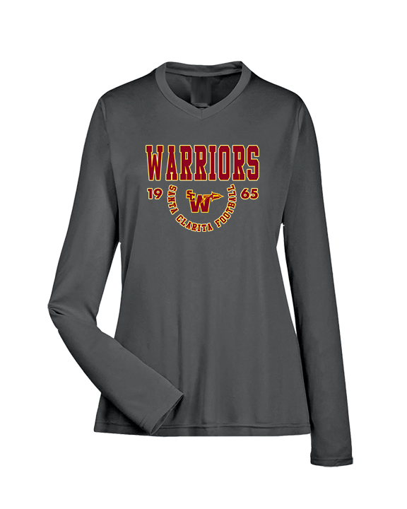 Santa Clarita Warriors Football Swoop SCW - Womens Performance Longsleeve