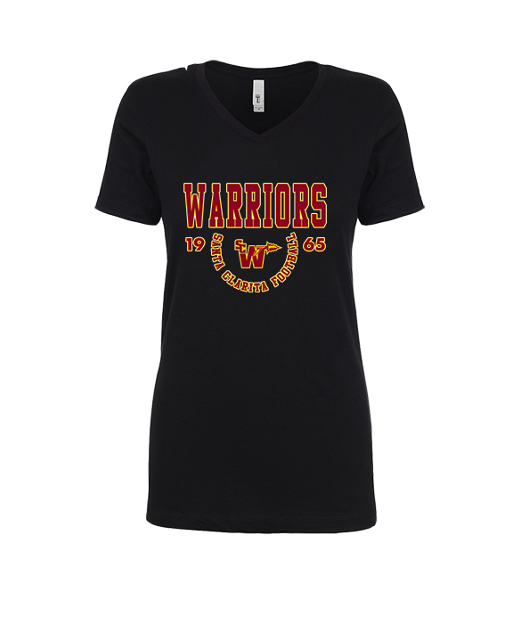 Santa Clarita Warriors Football Swoop SCW - Womens Vneck