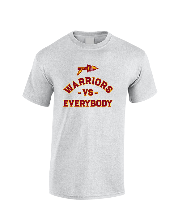 Santa Clarita Warriors Football VS Everybody Arrow - Cotton T-Shirt