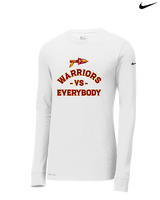 Santa Clarita Warriors Football VS Everybody Arrow - Mens Nike Longsleeve