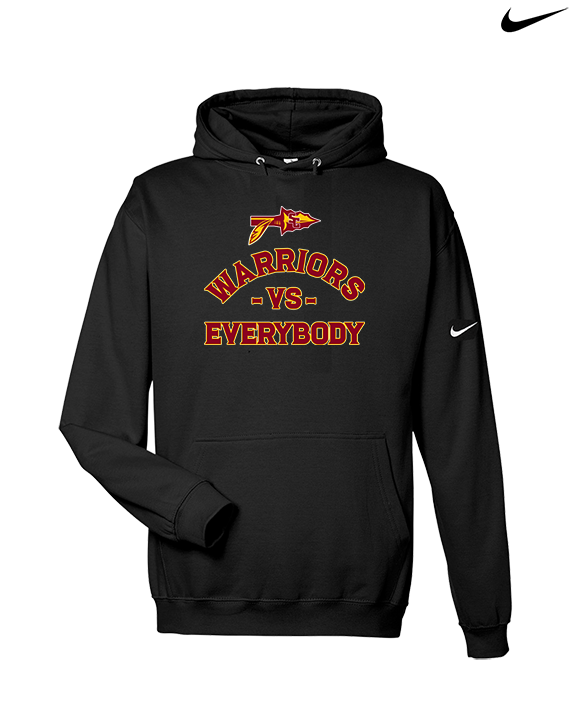 Santa Clarita Warriors Football VS Everybody Arrow - Nike Club Fleece Hoodie