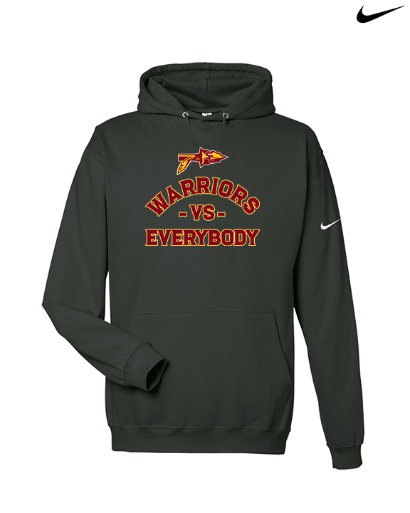 Santa Clarita Warriors Football VS Everybody Arrow - Nike Club Fleece Hoodie