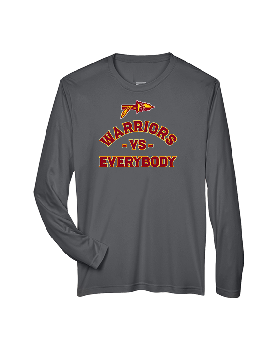 Santa Clarita Warriors Football VS Everybody Arrow - Performance Longsleeve