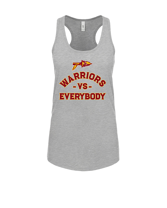 Santa Clarita Warriors Football VS Everybody Arrow - Womens Tank Top