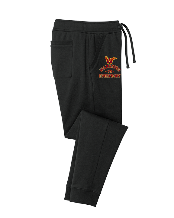 Santa Clarita Warriors Football VS Everybody SCW - Cotton Joggers