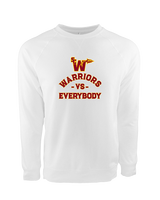 Santa Clarita Warriors Football VS Everybody SCW - Crewneck Sweatshirt