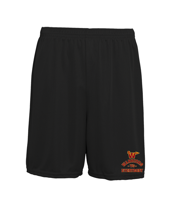 Santa Clarita Warriors Football VS Everybody SCW - Mens 7inch Training Shorts