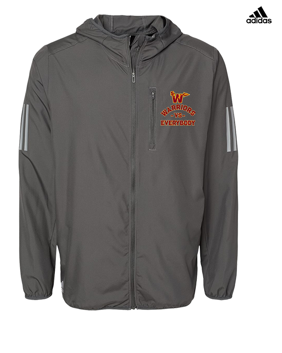 Santa Clarita Warriors Football VS Everybody SCW - Mens Adidas Full Zip Jacket