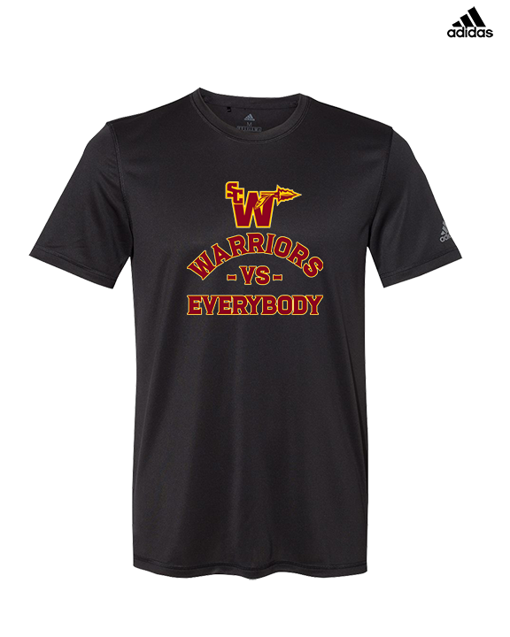 Santa Clarita Warriors Football VS Everybody SCW - Mens Adidas Performance Shirt