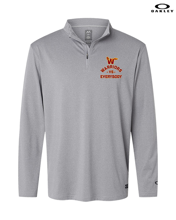 Santa Clarita Warriors Football VS Everybody SCW - Mens Oakley Quarter Zip