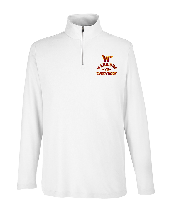 Santa Clarita Warriors Football VS Everybody SCW - Mens Quarter Zip