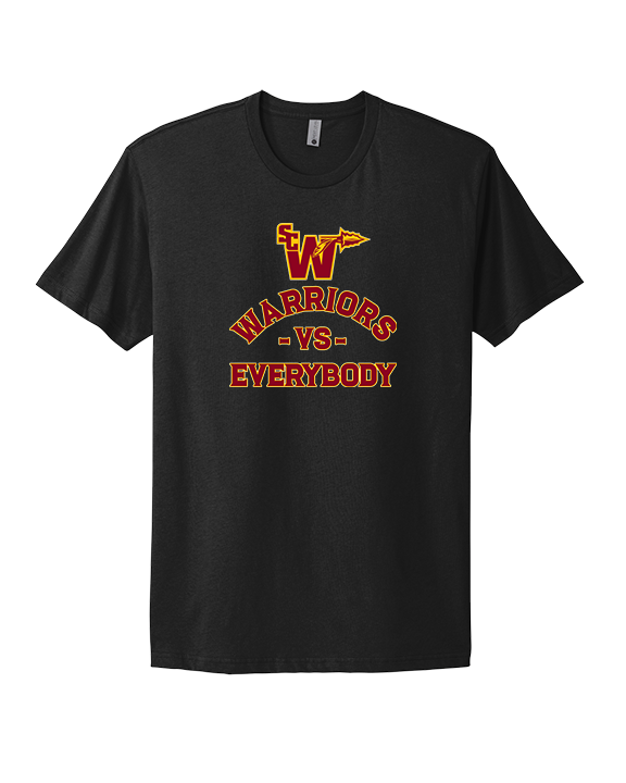 Santa Clarita Warriors Football VS Everybody SCW - Mens Select Cotton T-Shirt