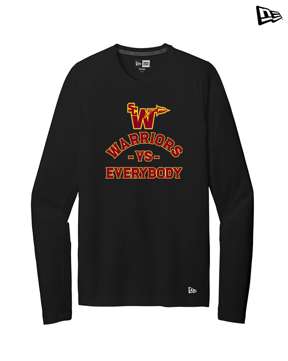 Santa Clarita Warriors Football VS Everybody SCW - New Era Performance Long Sleeve