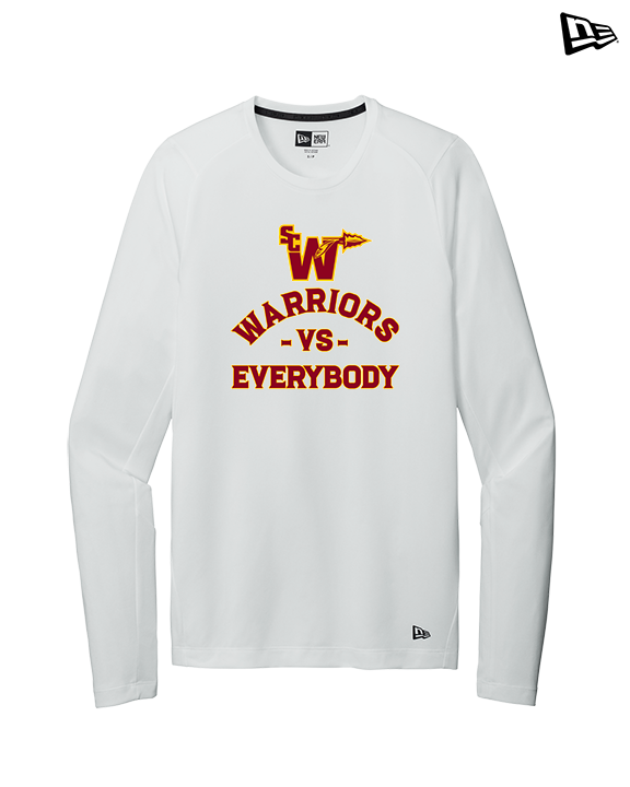 Santa Clarita Warriors Football VS Everybody SCW - New Era Performance Long Sleeve