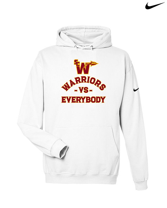 Santa Clarita Warriors Football VS Everybody SCW - Nike Club Fleece Hoodie