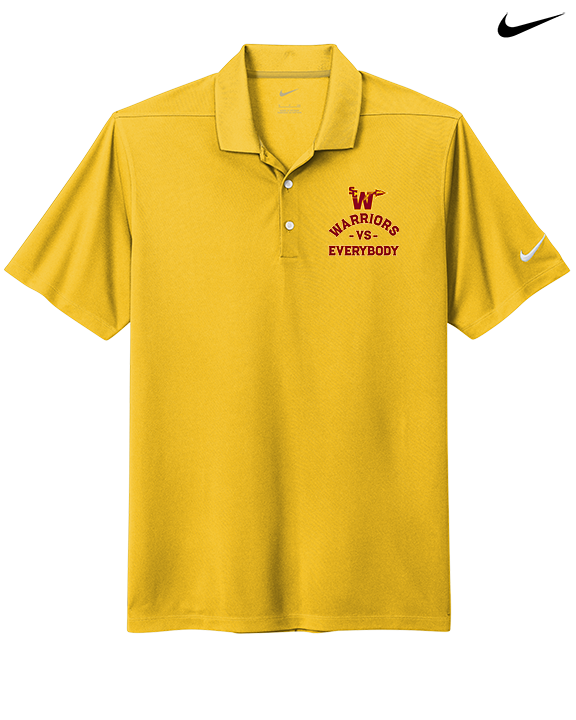 Santa Clarita Warriors Football VS Everybody SCW - Nike Polo