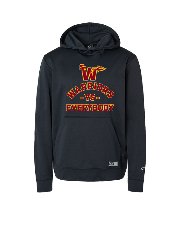 Santa Clarita Warriors Football VS Everybody SCW - Oakley Performance Hoodie