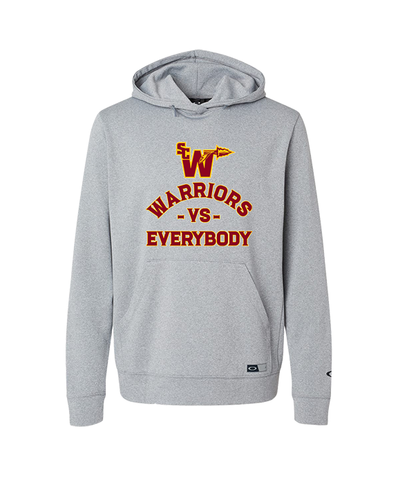 Santa Clarita Warriors Football VS Everybody SCW - Oakley Performance Hoodie