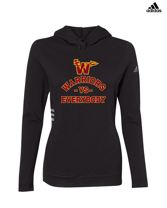 Santa Clarita Warriors Football VS Everybody SCW - Womens Adidas Hoodie