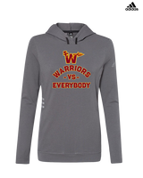 Santa Clarita Warriors Football VS Everybody SCW - Womens Adidas Hoodie