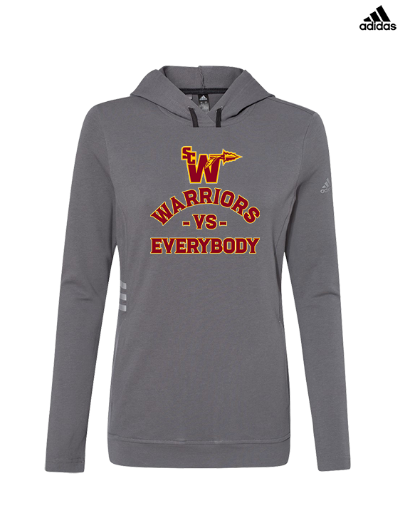 Santa Clarita Warriors Football VS Everybody SCW - Womens Adidas Hoodie