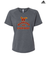 Santa Clarita Warriors Football VS Everybody SCW - Womens Adidas Performance Shirt