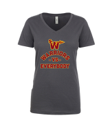 Santa Clarita Warriors Football VS Everybody SCW - Womens Vneck