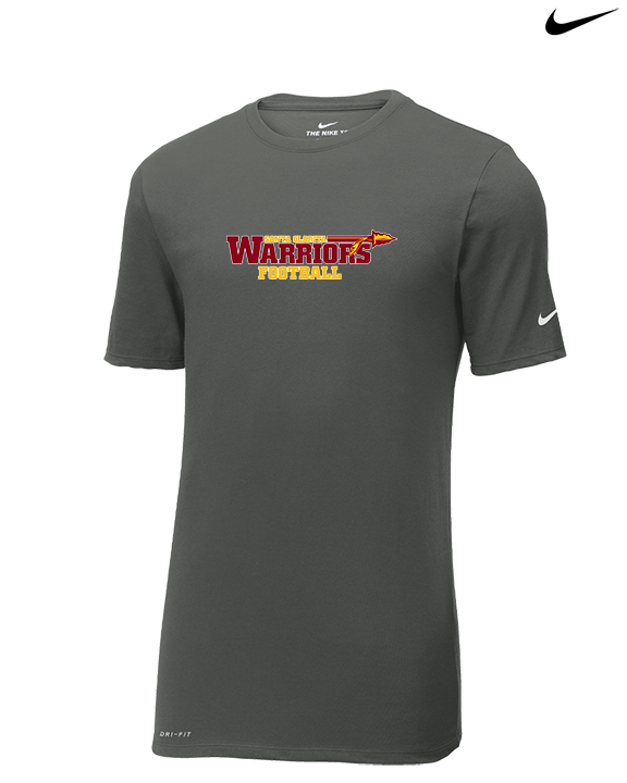 Santa Clarita Warriors Football Warriors - Mens Nike Cotton Poly Tee