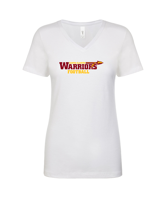 Santa Clarita Warriors Football Warriors - Womens Vneck