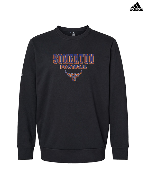 Somerton HS Football Block - Mens Adidas Crewneck