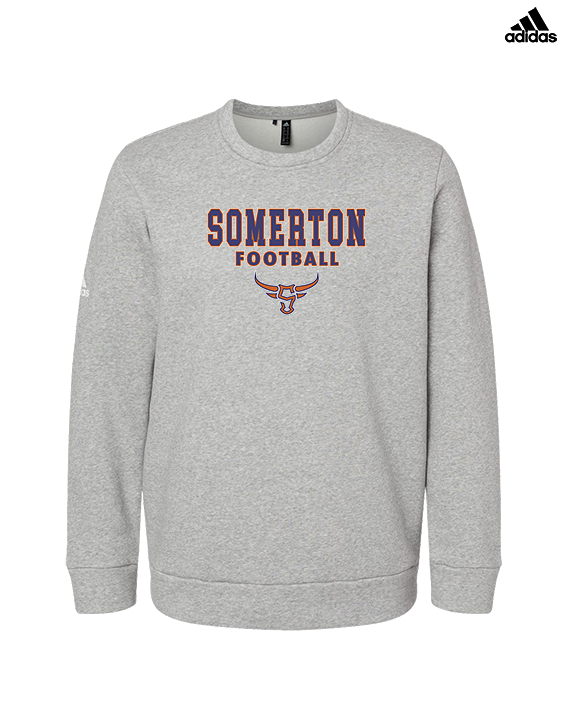 Somerton HS Football Block - Mens Adidas Crewneck