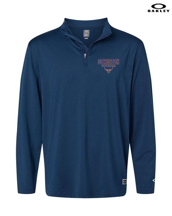 Somerton HS Football Block - Mens Oakley Quarter Zip