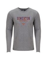 Somerton HS Football Block - Tri-Blend Long Sleeve