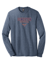 Somerton HS Football Block - Tri-Blend Long Sleeve