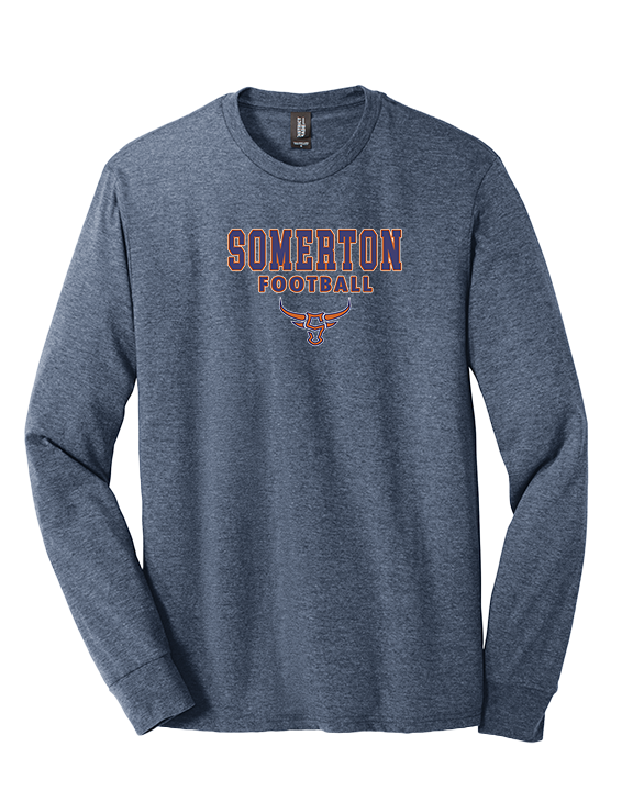 Somerton HS Football Block - Tri-Blend Long Sleeve