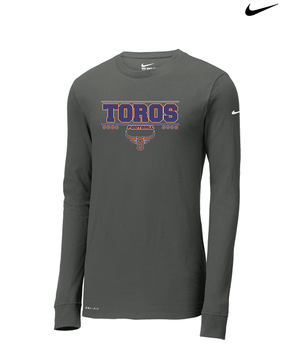 Somerton HS Football Border - Mens Nike Longsleeve