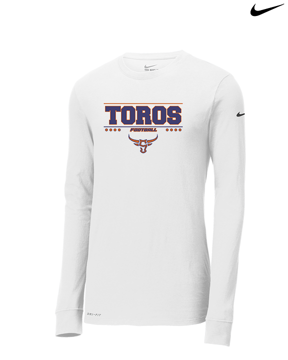 Somerton HS Football Border - Mens Nike Longsleeve