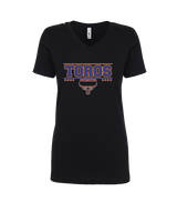 Somerton HS Football Border - Womens Vneck