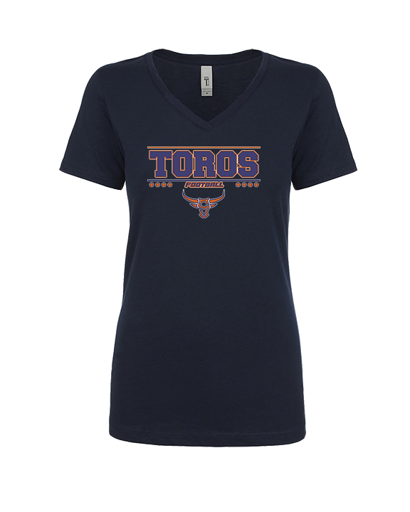 Somerton HS Football Border - Womens Vneck