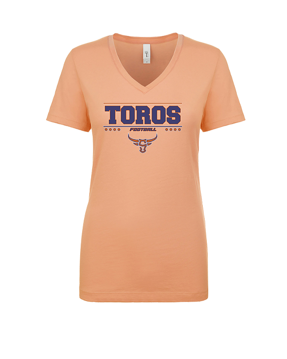 Somerton HS Football Border - Womens Vneck